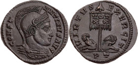 RÖMISCHE KAISERZEIT
Constantinus I., 307-337 n. Chr. AE-Follis 319-320 n. Chr. Ticinum, 1. Offizin Vs.: CONST-ANTINVS AVG, gepanzerte Büste mit Helm ...