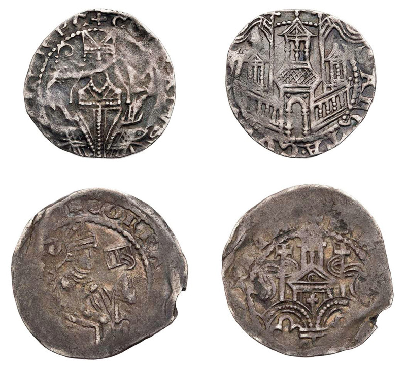 KÖLN ERZBISTUM
Konrad von Hochstaden, 1238-1261. Denar 1. Typ, 1244-1261 mit Ti...