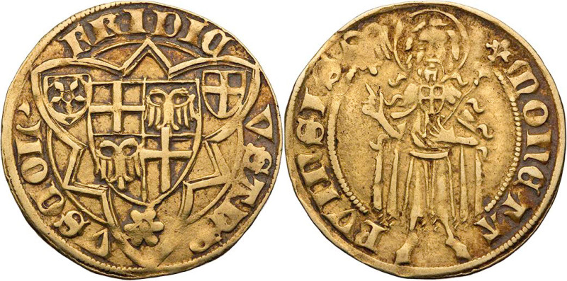 KÖLN ERZBISTUM
Friedrich III. Graf von Saarwerden, 1371-1414. Goldgulden o. J. ...