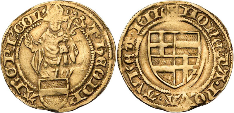 KÖLN ERZBISTUM
Dietrich II. Graf von Moers, 1414-1463. Goldgulden o. J. (1432) ...