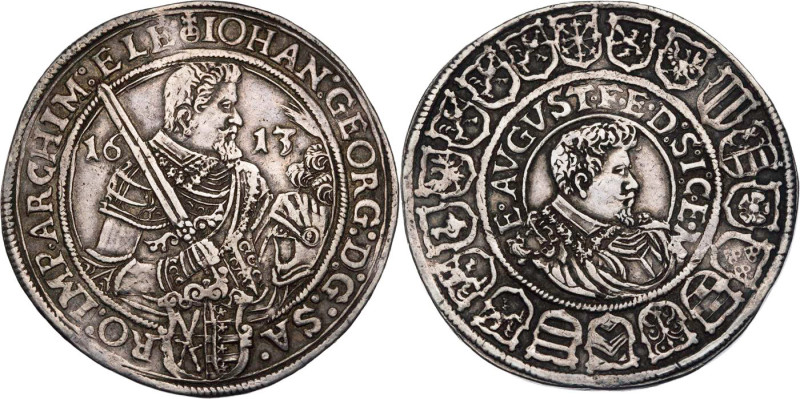 SACHSEN SACHSEN, KURFÜRSTENTUM
Johann Georg I. und August, 1611-1615. Reichstal...