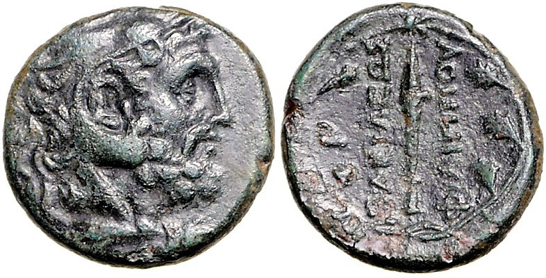 MAKEDONIEN. 
KÖNIGREICH. 
Philippos V. 221-179 v. Chr. AE-Hexachalkon 21/22mm ...