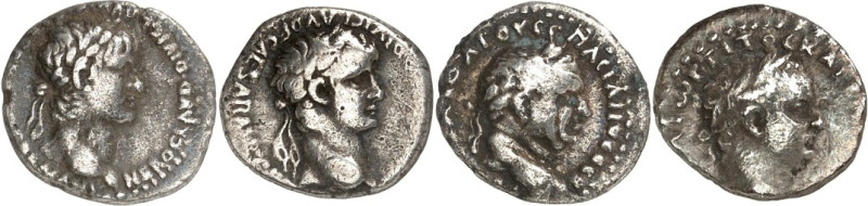 KAPPADOKIEN. 
LOTS. 
Lot von 4 Quinaren (Hemidrachmen) Nero / Viktoria sitzt a...