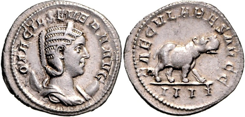 RÖMISCHES KAISERREICH. 
Otacilia Severa, Gemahlin des Philippus I. 244-249. Ant...