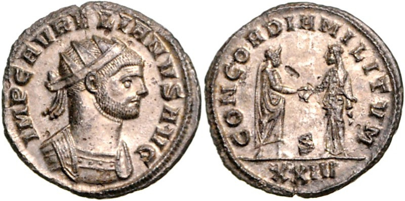RÖMISCHES KAISERREICH. 
AURELIANUS 270-275. Bi-Antoninian (274) 3,69g, Siscia, ...