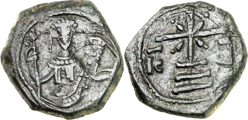 BYZANZ. 
MANUEL I. Komnenos 1143-1180. AE-Tetarteron 17mm (1167/1183) 2,65g, un...