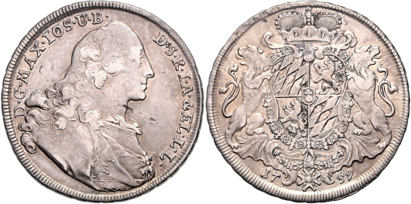 Bayern. 
Herzogtum, ab Kurfürstentum. 
Maximilian III. Joseph 1745-1777. Konv....