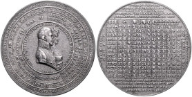 SAMMLUNG Königin Luise von Preussen. 
Luise v. Mecklenburg-Strelitz, Königin von Preußen 1797-1810. Kalendermedaille 1809 (v. Loos) Brb. d. Königin u...