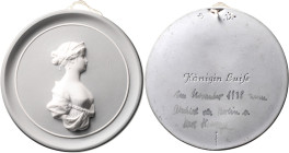 SAMMLUNG Königin Luise von Preussen. 
Luise v. Mecklenburg-Strelitz, Königin von Preußen 1797-1810. Eins. Medaille o.J. (um 1810) (nach L. Posch, b. ...