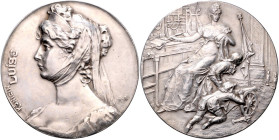 SAMMLUNG Königin Luise von Preussen. 
Luise v. Mecklenburg-Strelitz, Königin von Preußen 1797-1810. Medaille o.J.(1901) (v. R. Mayer, b. B.H. Mayer, ...