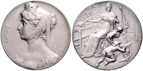 SAMMLUNG Königin Luise von Preussen. 
Luise v. Mecklenburg-Strelitz, Königin von Preußen 1797-1810. Medaille o.J.(1901) (v. R. Mayer, Karlsruhe) Brb....