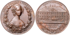 SAMMLUNG Königin Luise von Preussen. 
Luise v. Mecklenburg-Strelitz, Königin von Preußen 1797-1810. Medaille 1910 (v. Michaelis) a.d. 100. Todestag, ...