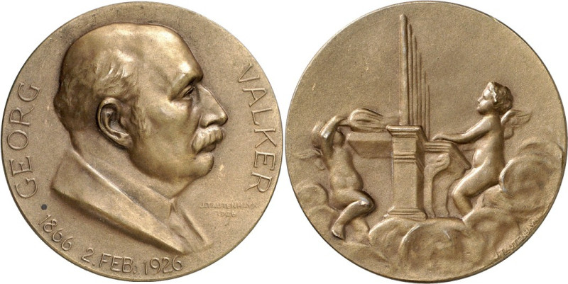 PERSONEN. 
MUSIKER und KOMPONISTEN. 
VALKER, Georg *1866 +1929. Medaille 1926 ...