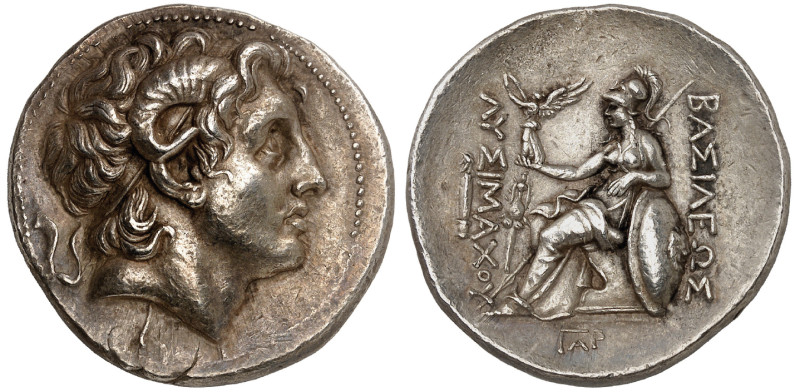 KINGS OF THRACE. Lysimachos, 305-281 BC. Tetradrachm (Silver, 31 mm, 16.94 g, 11...