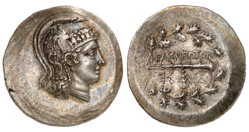 IONIA. Herakleia ad Latmon. Circa 150-142 BC. Tetradrachm (Silver, 34.5 mm, 16.6...