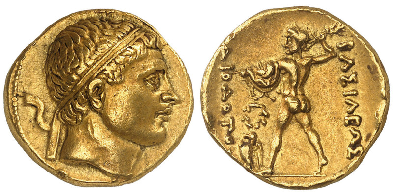 BAKTRIA, Greco-Baktrian Kingdom. Diodotos II, circa 235-225 BC. Stater (Gold, 18...