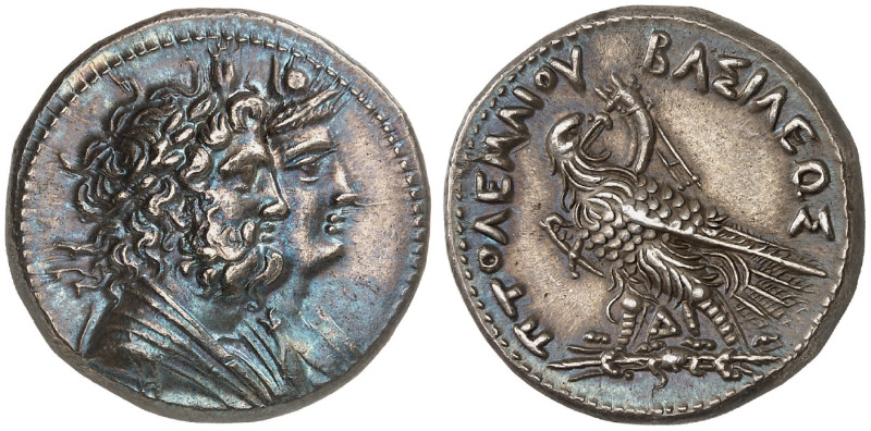 PTOLEMAIC KINGS OF EGYPT. Ptolemy IV Philopator, 225-205 BC. Tetradrachm (Silver...