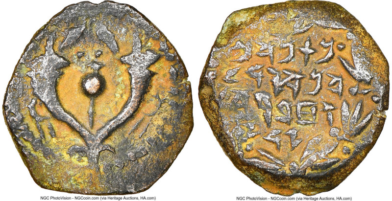 JUDAEA. Hasmonean Dynasty. Alexander Jannaeus (103-76 BC). AE prutah (13mm, 5h)....