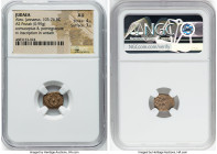 JUDAEA. Hasmonean Dynasty. Alexander Jannaeus (103-76 BC). AE prutah (12mm, 0.99 gm, 1h). NGC AU 4/5 - 3/5. Jerusalem. Yehonatan the High Priest and t...