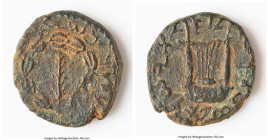JUDAEA. Bar Kokhba Revolt (AD 132-135). AE middle bronze (22mm, 7.47 gm, 12h). Choice Fine, altered surfaces. Dated Year 1 (AD 132/3). Simon Prince of...