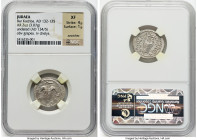 JUDAEA. Bar Kokhba Revolt (AD 132-135). AR zuz (20mm, 3.07 gm, 7h). NGC XF 4/5 - 1/5, scratches. Undated issue of Year 3 (AD 134/5). Simon (Paleo-Hebr...