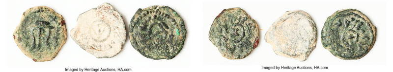 ANCIENT LOTS. Judaea. Herodian Dynasty. Herod I the Great (40-4 BC). Lot of thre...