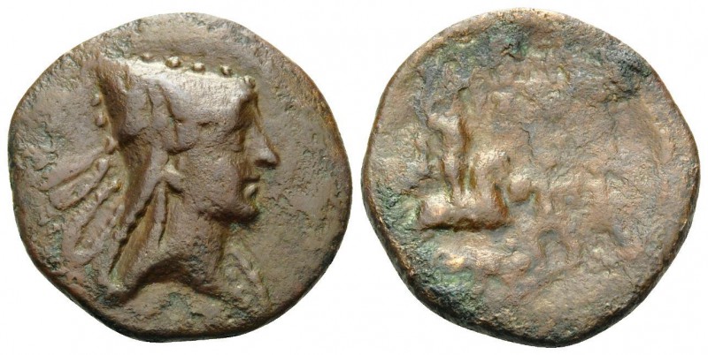KINGS OF SOPHENE. Arsames I, circa 255-225 BC. Tetrachalkon (Bronze, 21 mm, 4.20...