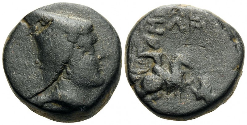 KINGS OF SOPHENE. Arsames I, circa 255-225 BC. Dichalkon (Bronze, 16 mm, 6.17 g,...