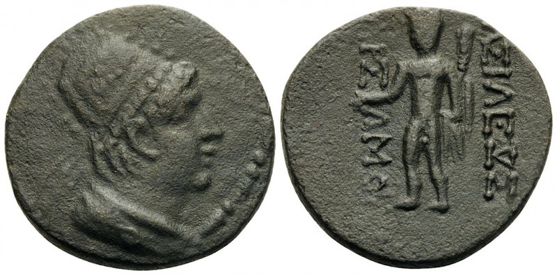 KINGS OF SOPHENE. Arsames I, circa 255-225 BC. Tetrachalkon (Bronze, 19 mm, 4.96...