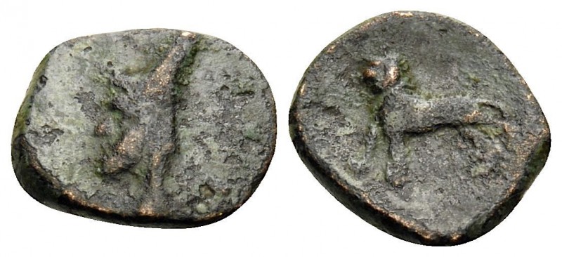 KINGS OF SOPHENE. Mithradates I, 2nd half of 2nd century BC. Chalkous (Bronze, 1...
