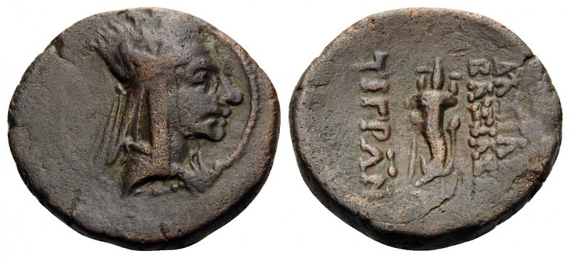 KINGS OF ARMENIA. Tigranes II ‘the Great’, 95-56 BC. Chalkous (Bronze, 17 mm, 3....