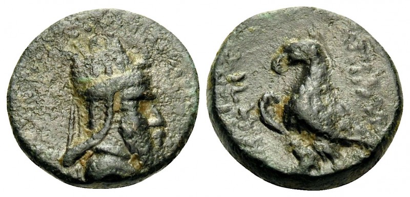 KINGS OF ARMENIA. Tigranes V, the Cappadocian, AD 6-12. Chalkous (Bronze, 13.5 m...