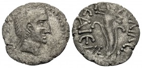 SELEUKID KINGS OF SYRIA. Demetrios I Soter, 162-150 BC. Drachm (Silver, 16.5 mm, 1.07 g, 12 h), imitation struck in Commagene, time of Samos II to Mit...