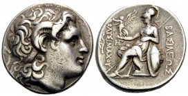 KINGS OF THRACE. Lysimachos, 305-281 BC. Tetradrachm (Silver, 28 mm, 16.94 g, 10 h), Lampsakos, c. 297/6-282/1. Diademed head of Alexander the Great t...