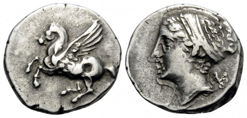 UNCERTAIN COLONY OF CORINTH IN WESTERN GREECE. Circa 350-300 BC. Drachm (Silver,...