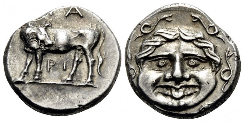 MYSIA. Parion. 4th century BC. Hemidrachm (Silver, 13.5 mm, 2.45 g, 11 h). [Π]A ...