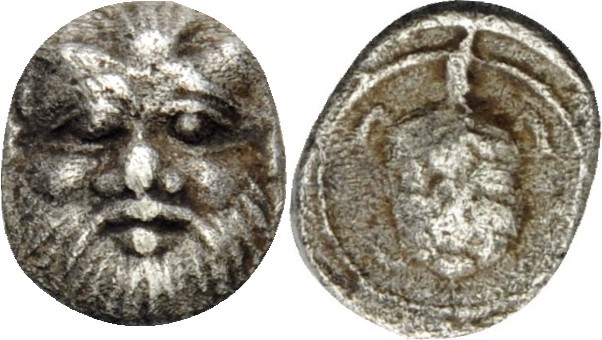 LESBOS. Methymna. Circa 350/30-250/40 BC. Hemiobol (Silver, 7 mm, 0.32 g, 11 h)....