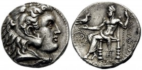 SELEUKID KINGS. Seleukos I Nikator, 312-281 BC. Tetradrachm (Silver, 25.5 mm, 17.02 g, 7 h), In the name and types of Alexander III the, Babylon I min...