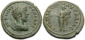 THRACE. Pautalia. Commodus, 177-192. (Bronze, 24 mm, 7.28 g, 6 h). AY• K• M• ΑYΡ ΚΟΜΟΔΟС Laureate, draped, and cuirassed bust of Commodus to right. Re...