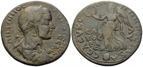 CILICIA. Seleucia ad Calycadnum. Gordian III, 238-244. (Bronze, 33 mm, 15.72 g, 6 h). ANTΩNIOC ΓOPΔIANOC CЄBA Laureate, draped and cuirassed bust of G...