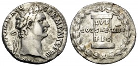 Domitian, 81-96. Denarius (Silver, 17.5 mm, 3.34 g, 6 h), Rome, September - December 88. IMP CAES DOMIT AVG GERM P M TR P VIII Laureate head of Domiti...