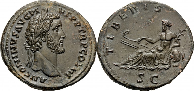 Antoninus Pius, 138-161. Sestertius (Orichalcum, 33.5 mm, 22.37 g), Rome, 141-14...