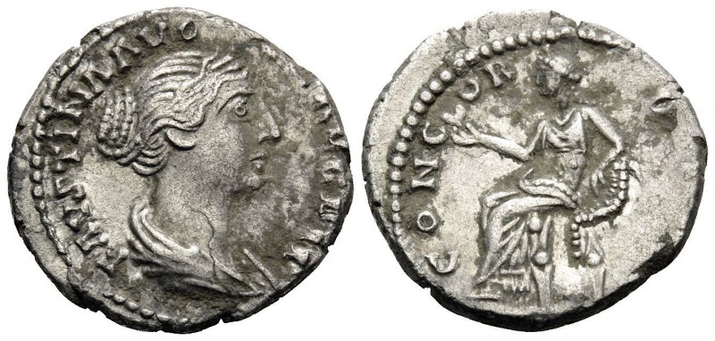 Faustina Junior, Augusta, 147-175. Denarius (Silver, 17.5 mm, 2.55 g, 6 h), a co...