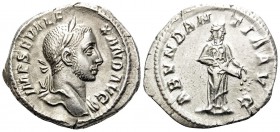 Severus Alexander, 222-235. Denarius (Silver, 19 mm, 3.08 g, 7 h), Rome, 10th emission, 229. IMP SEV ALEXAND AVG Laureate bust of Severus Alexander to...