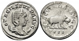Otacilia Severa, Augusta, 244-249. Antoninianus (Silver, 23 mm, 4.38 g, 6 h), wife of Philip I, struck to commemorate the 1000th anniversary of Rome, ...