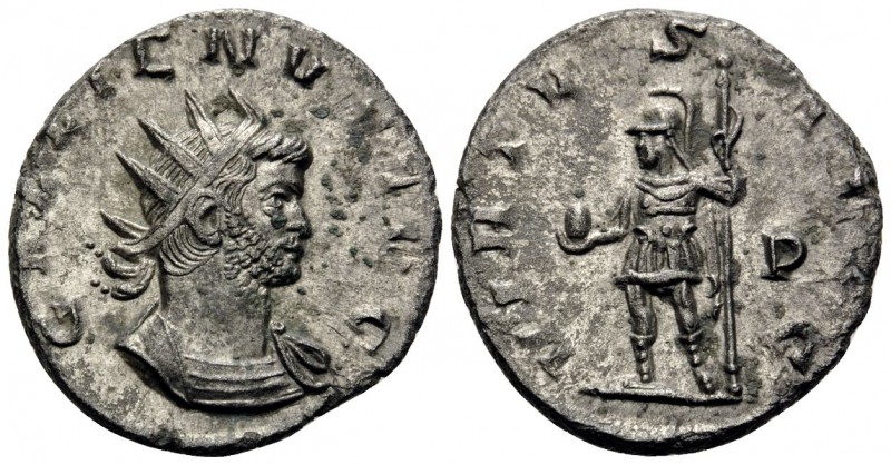 Gallienus, 253-268. Antoninianus (Silver, 20.5 mm, 3.53 g, 5 h), Rome, 1st offic...