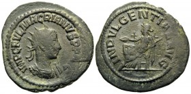 Macrianus, usurper, 260-261. Antoninianus (Billon, 23 mm, 4.58 g, 5 h), Samosata. IMP C FVL MACRIANVS P F AVG Radiate and cuirassed bust of Macrianus ...