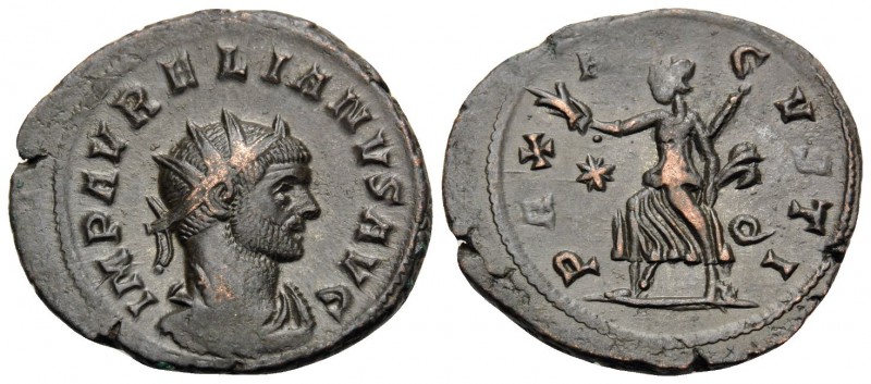 Aurelian, 270-275. Antoninianus (Billon, 23 mm, 4.08 g, 6 h), Siscia, 4th offici...