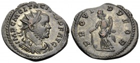 Tacitus, 275-276. Antoninianus (Billon, 23 mm, 3.61 g, 11 h), Lugdunum (Lyon), November-December 275. IMP C M CL TACITVS P F AVG Radiate, draped and c...