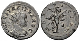 Tacitus, 275-276. Antoninianus (Billon, 23 mm, 4.52 g, 6 h), Lugdunum (Lyon), 2nd officina (B), May-June 276. IMP CL TACITVS AVG Radiate, draped and c...